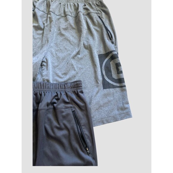 Lot of 2 Mens Reebok CrossFit Speedwick Athletic Shorts Medium Black Gray - Picture 5 of 6
